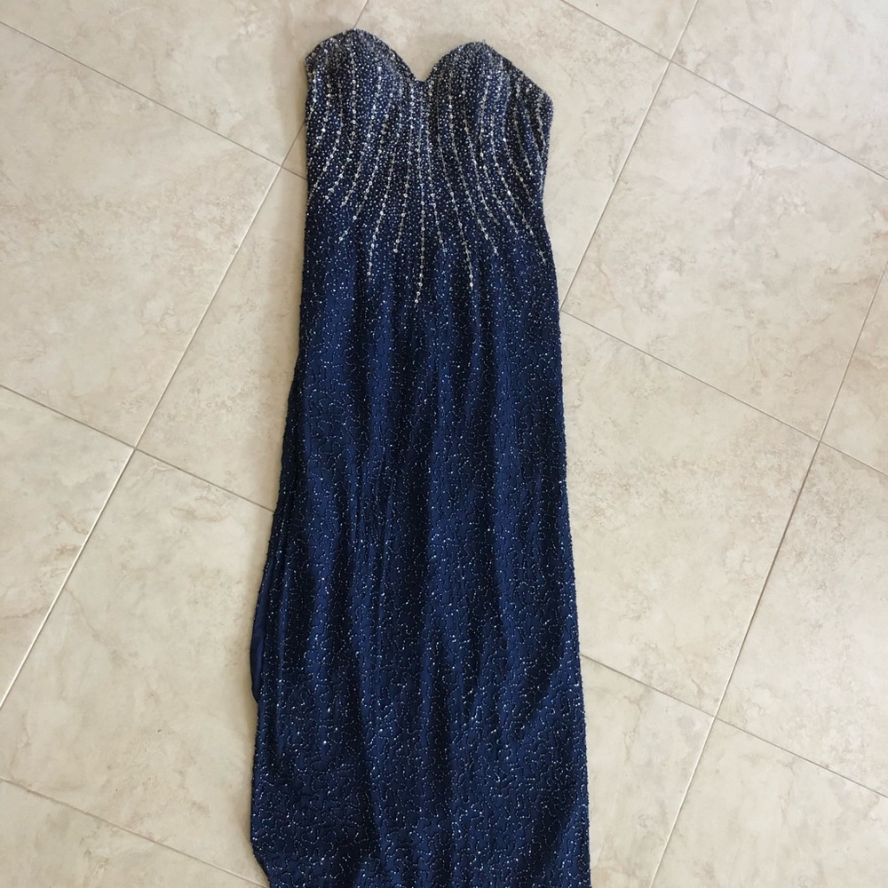 Gorgeous fully beaded fitted gown